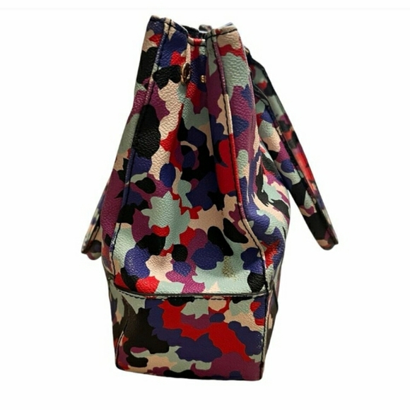 Tory Burch Robinson Floral Print Leather Handbag - Picture 3 of 13